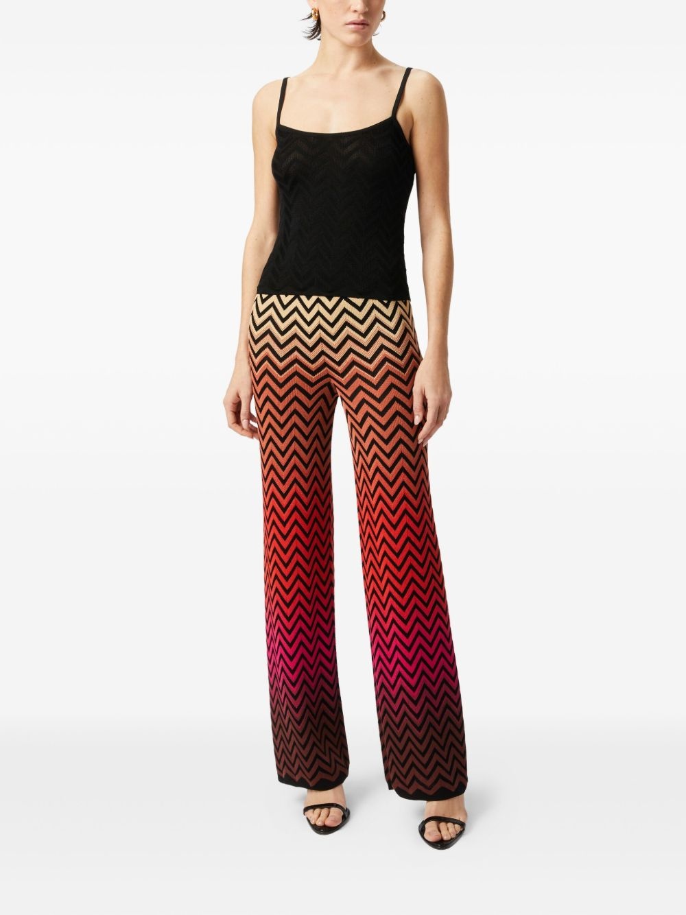 Zigzag-pattern trousers - 2