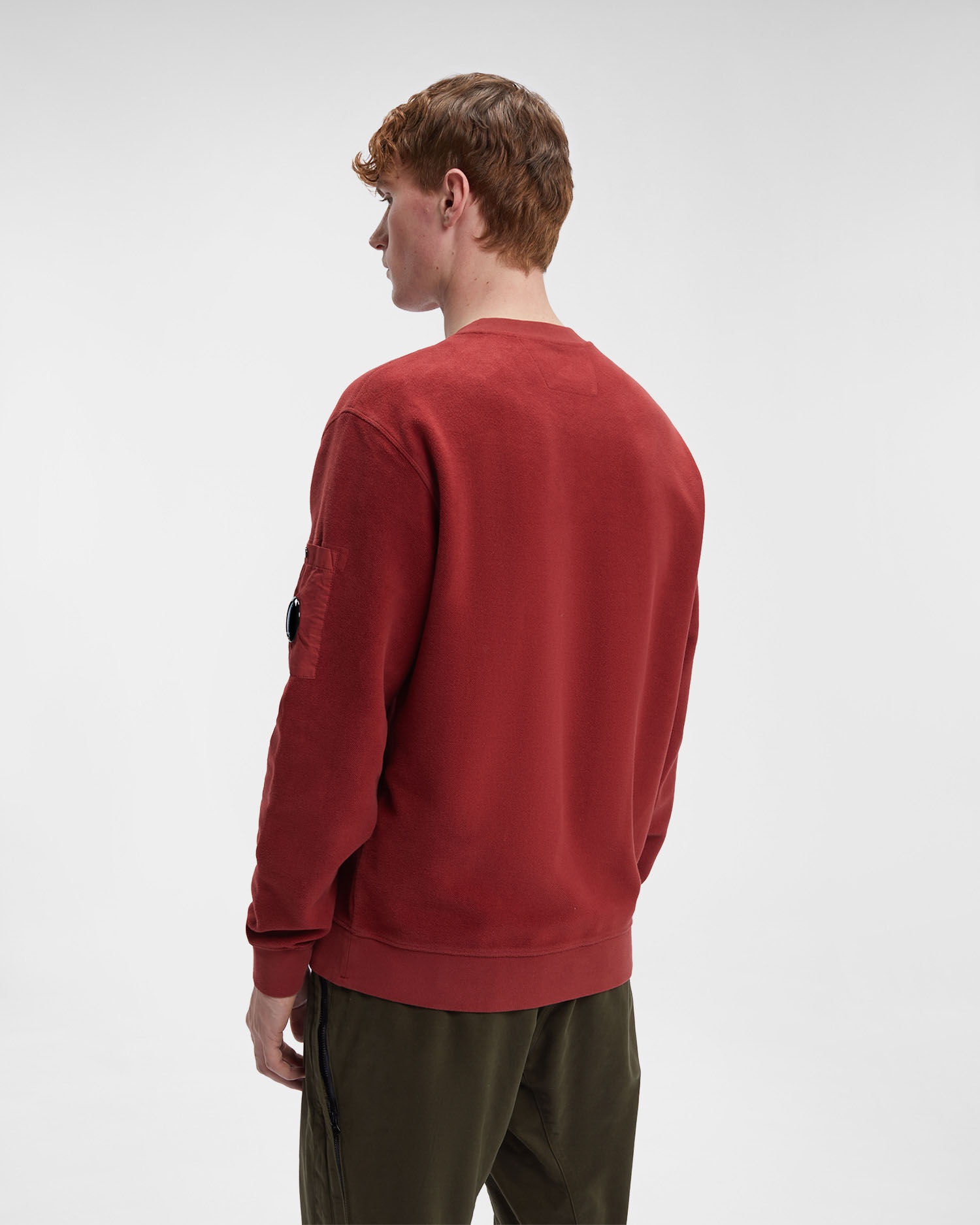 Reverse Brushed & Emerized Diag. Fleece Sweatshirt - 3