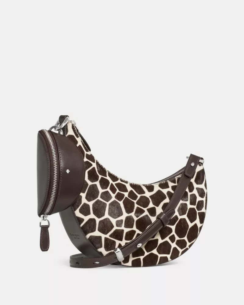 Duo Giraffe Haircalf Crossbody Bag - 1
