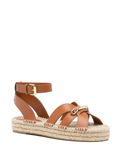 Zimmermann Prisma 30mm leather sandals outlook