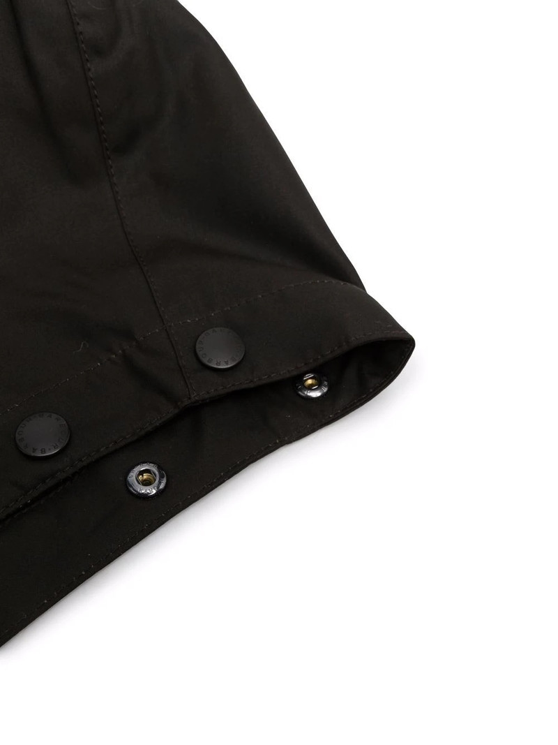 Barbour waxed cotton hood outlook