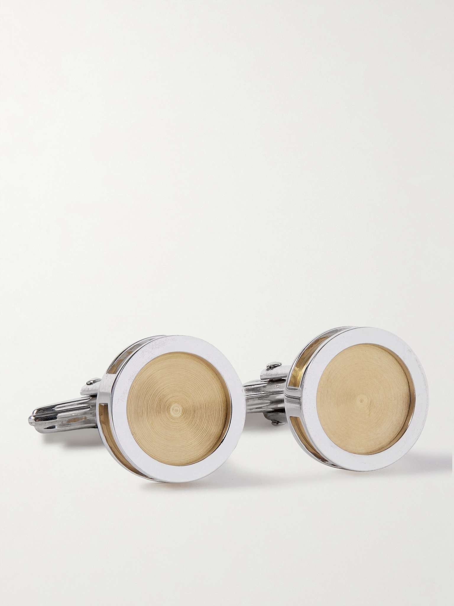 Convertible Gold- and Rhodium-Plated Cufflinks - 4