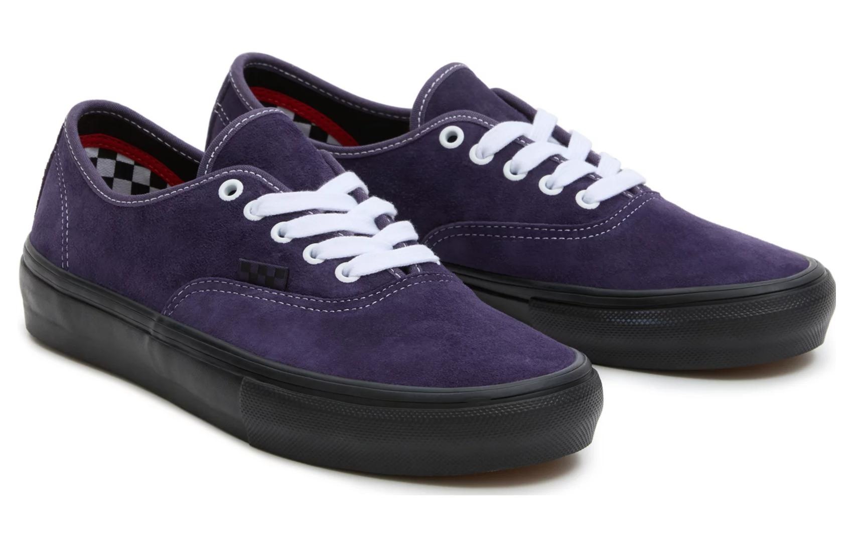 Vans Skate Authentic Pig Suede 'Purple Black' VN0A5FC8BG2 - 3