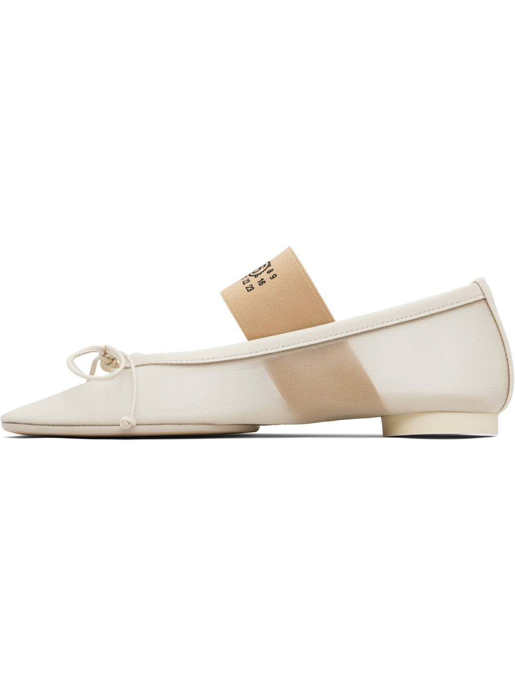 Off-White Anatomic Numeric Ballerina Flats - 3