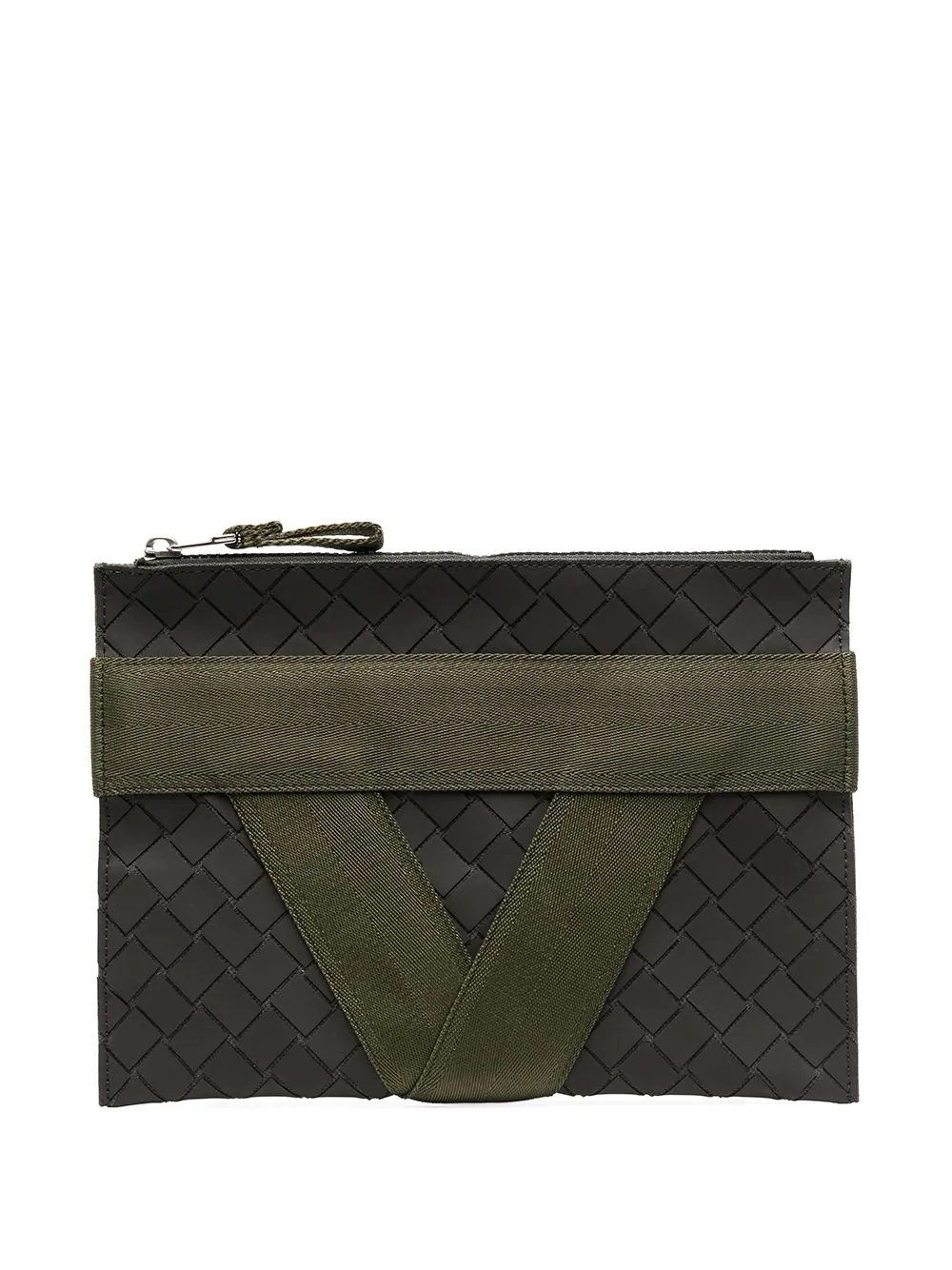 quilted clutch bag - 1