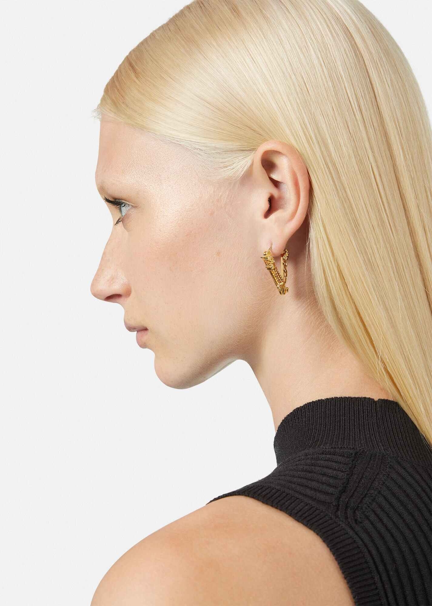 Versace virtus earrings discount