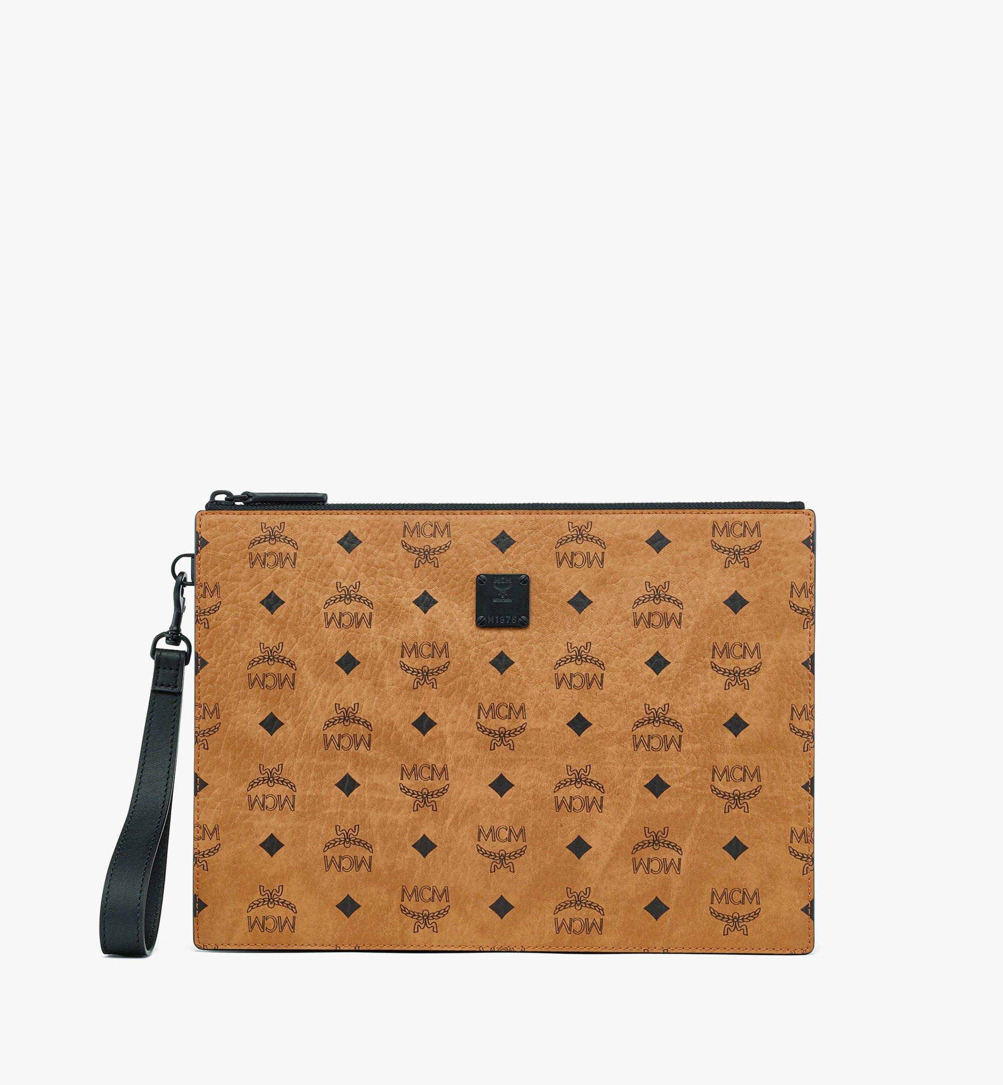 Aren Wristlet Zip Pouch in Visetos - 1