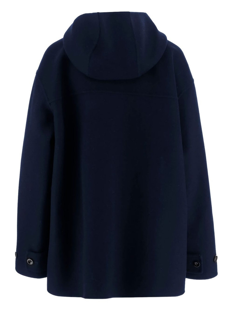 Jil Sander hooded wool jacket outlook