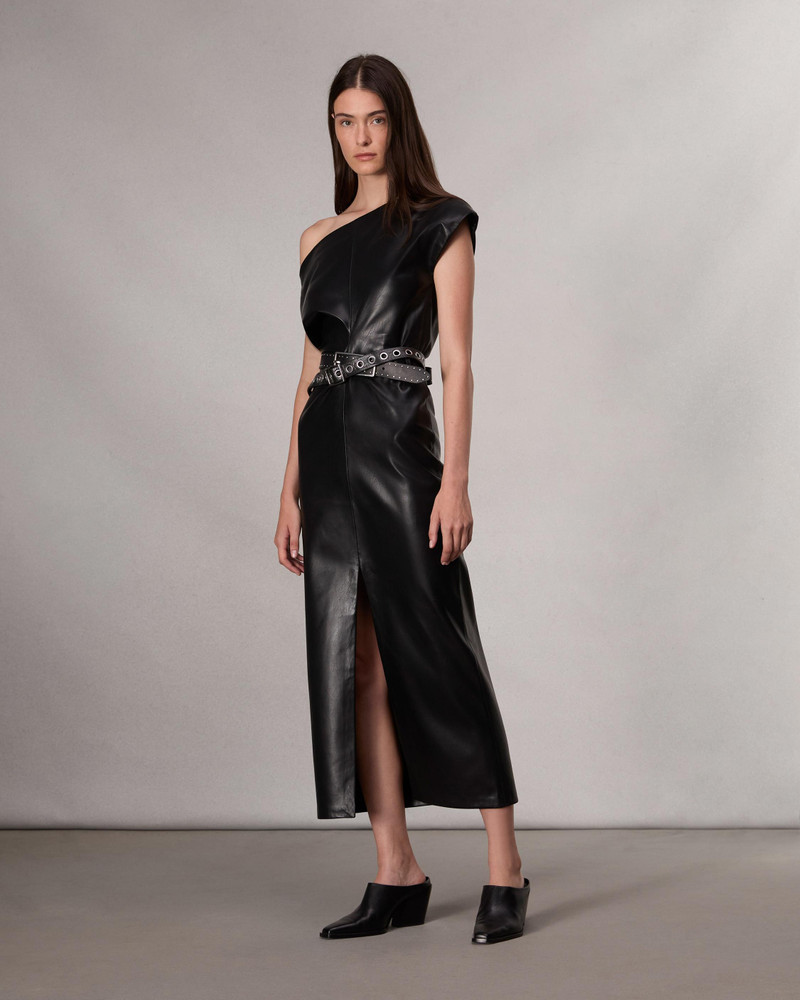 Eleanor Faux Leather Dress 2