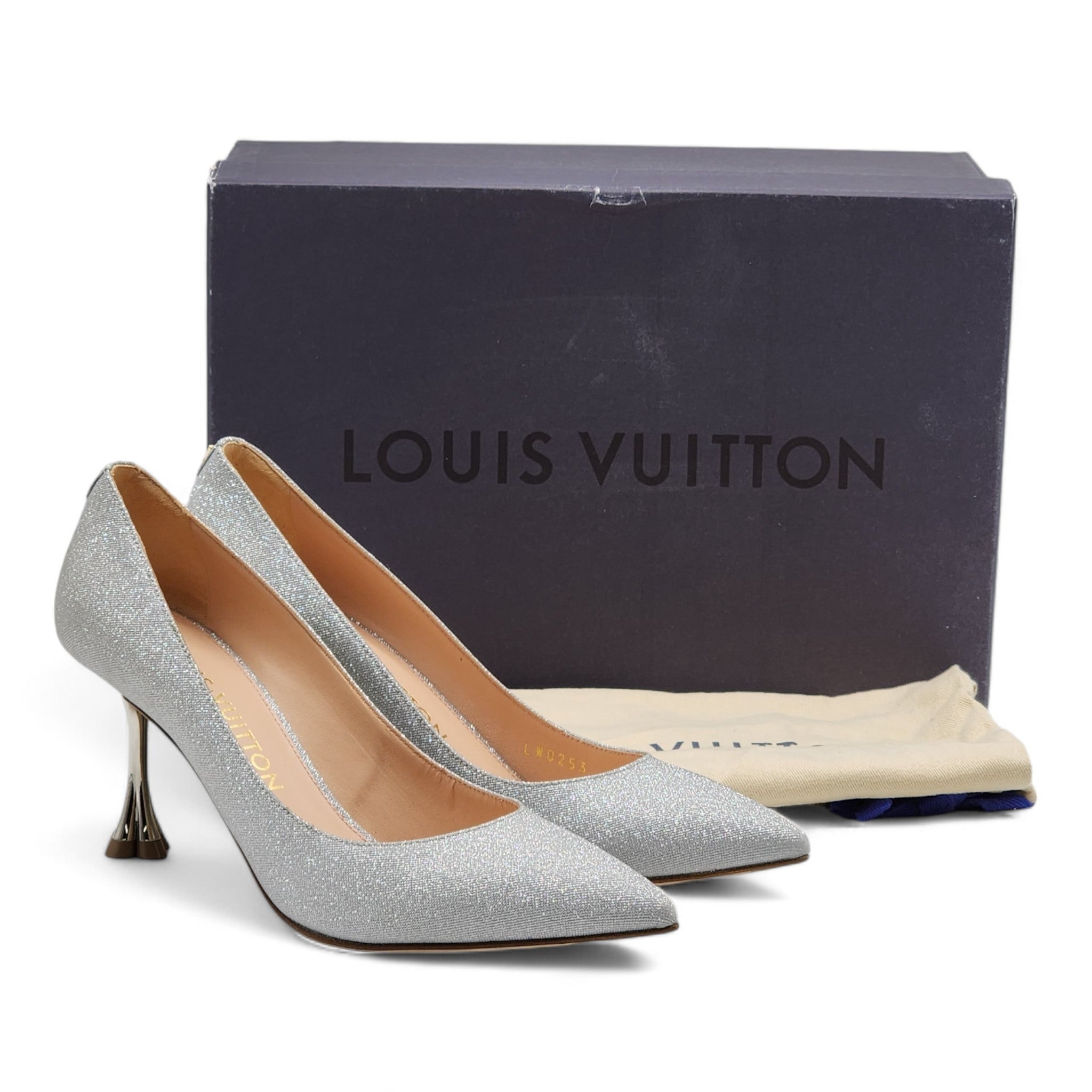 Louis Vuitton Blossom Pumps Glitter in Silver - 2
