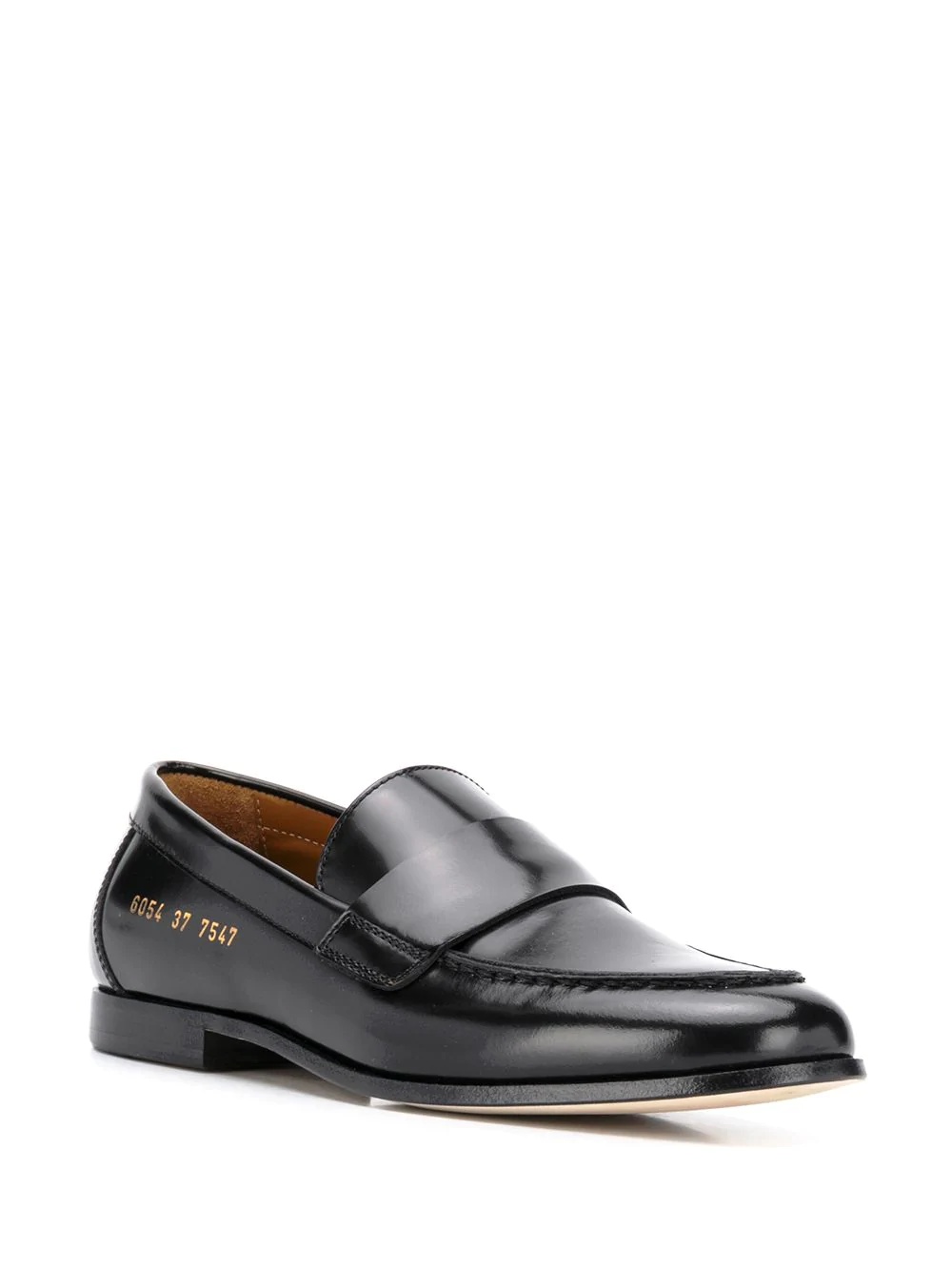 slip-on leather loafers - 2