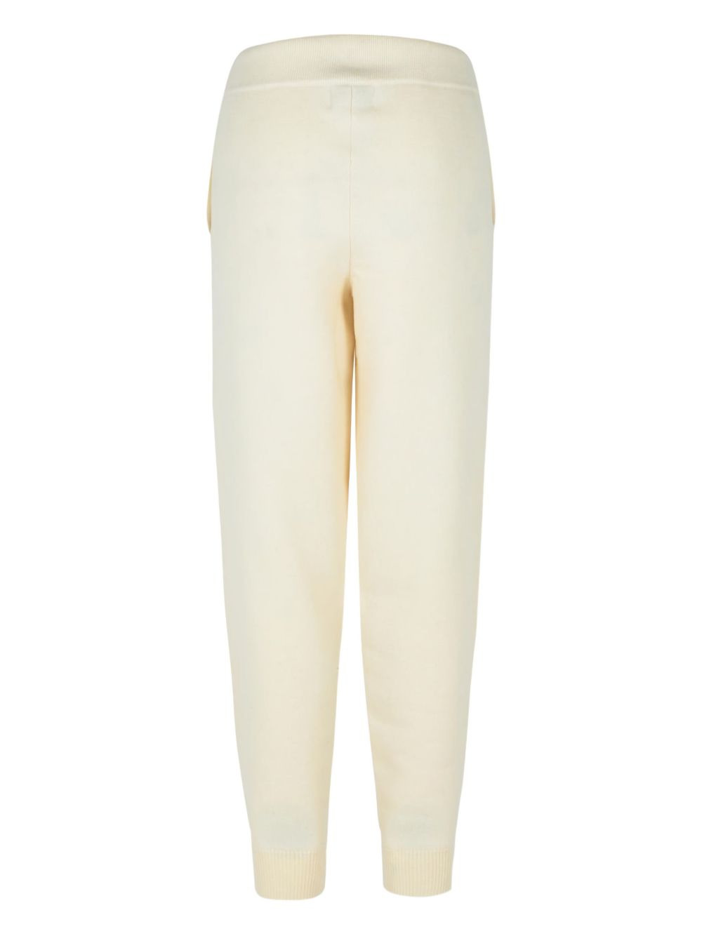 elastic-waistband cashmere trousers - 2