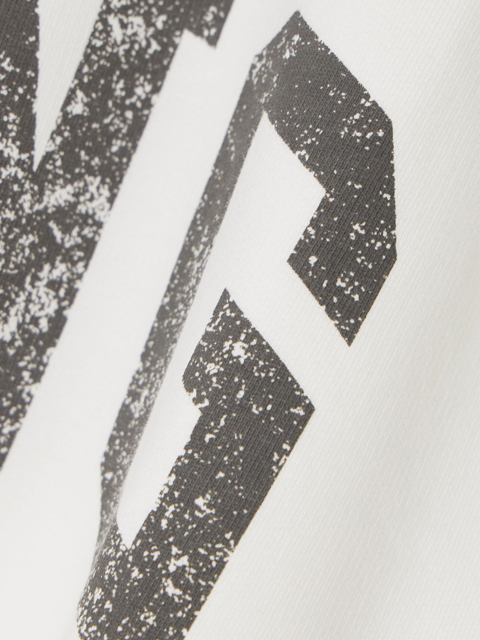 Jay printed cotton-jersey sweatshirt Off-white - 4