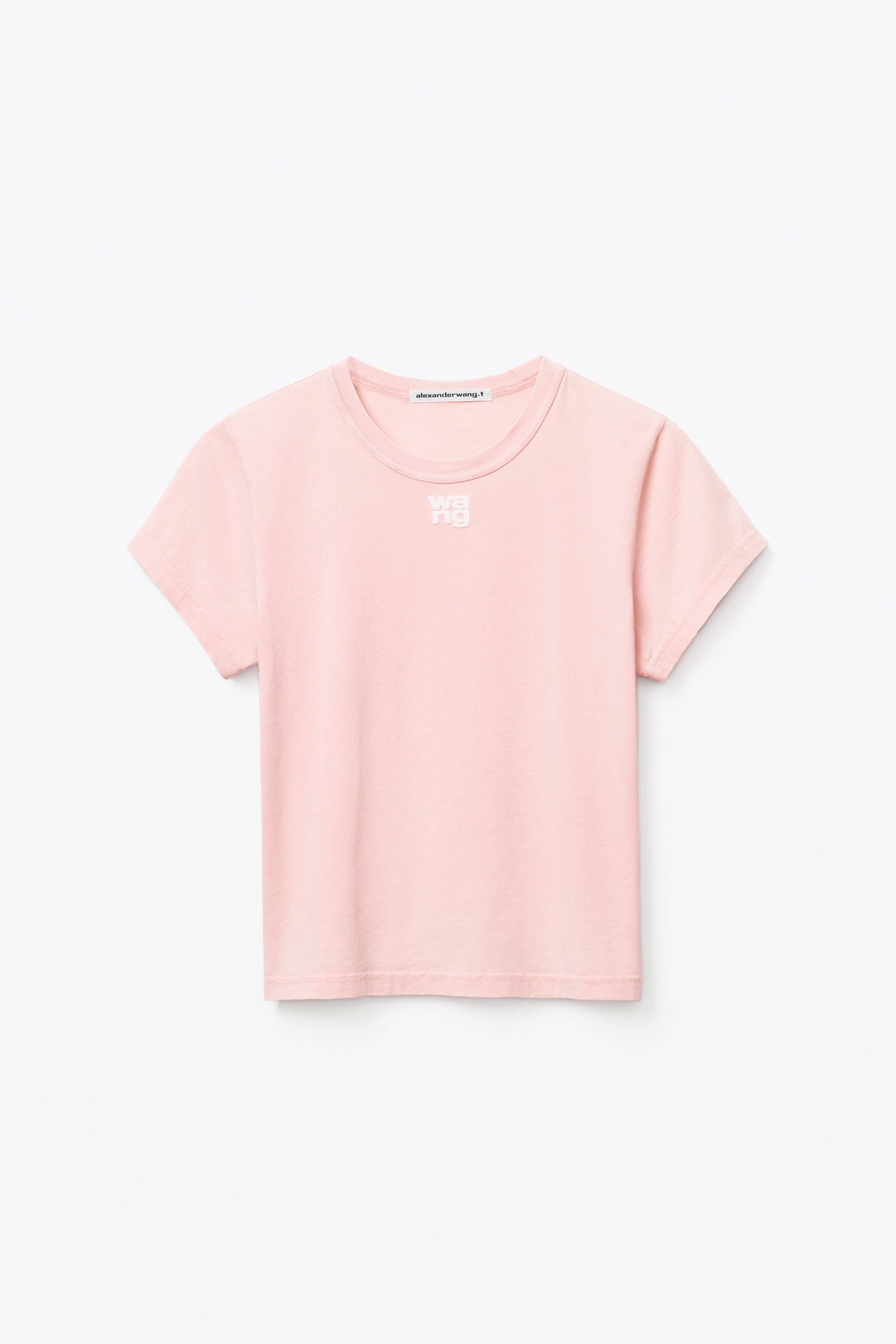 SHRUNKEN TEE IN STRUCTURED JERSEY - 1