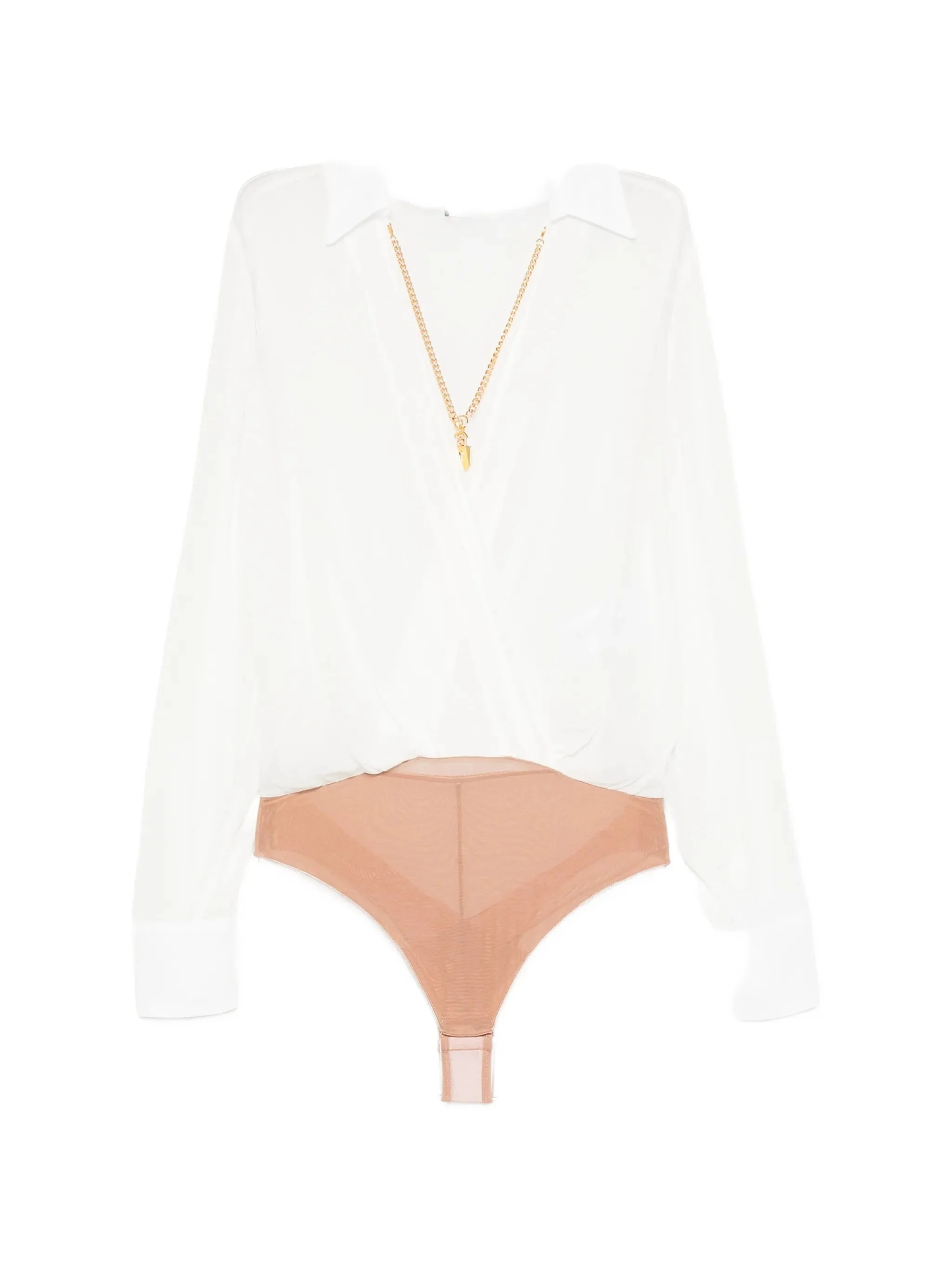 Elisabetta Franchi Chain-detail Wrap-front Bodie - 1