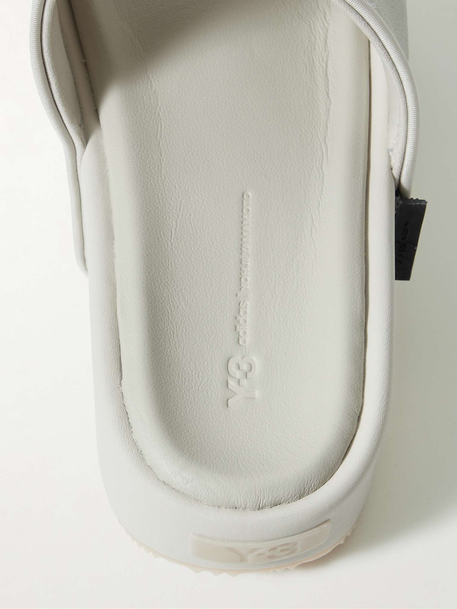 Suede and Leather Slides - 6