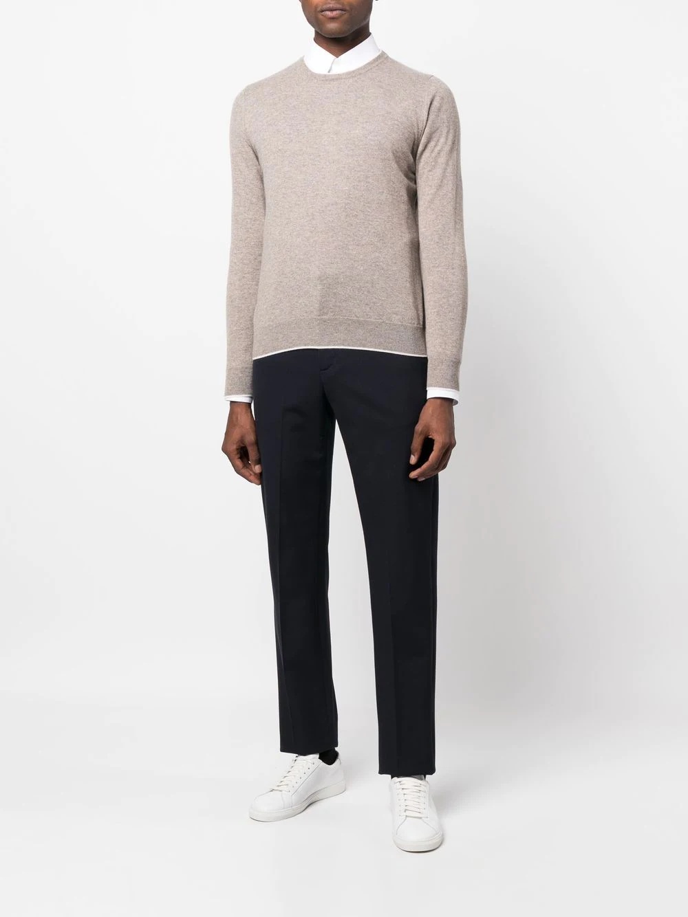 crew neck cashmere jumper - 2