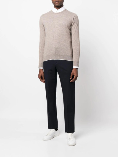 Canali crew neck cashmere jumper outlook