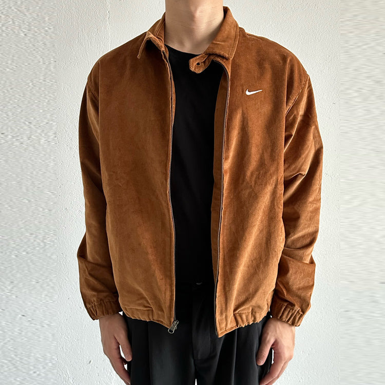 Nike Life Harrington Cord Jacket 'Brown' DX9071-270 - 3