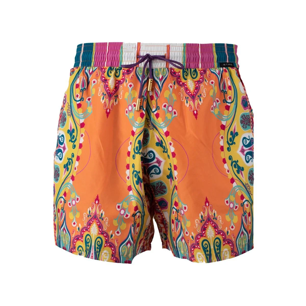 ETRO ORANGE PATTERNED COSTUME - 1