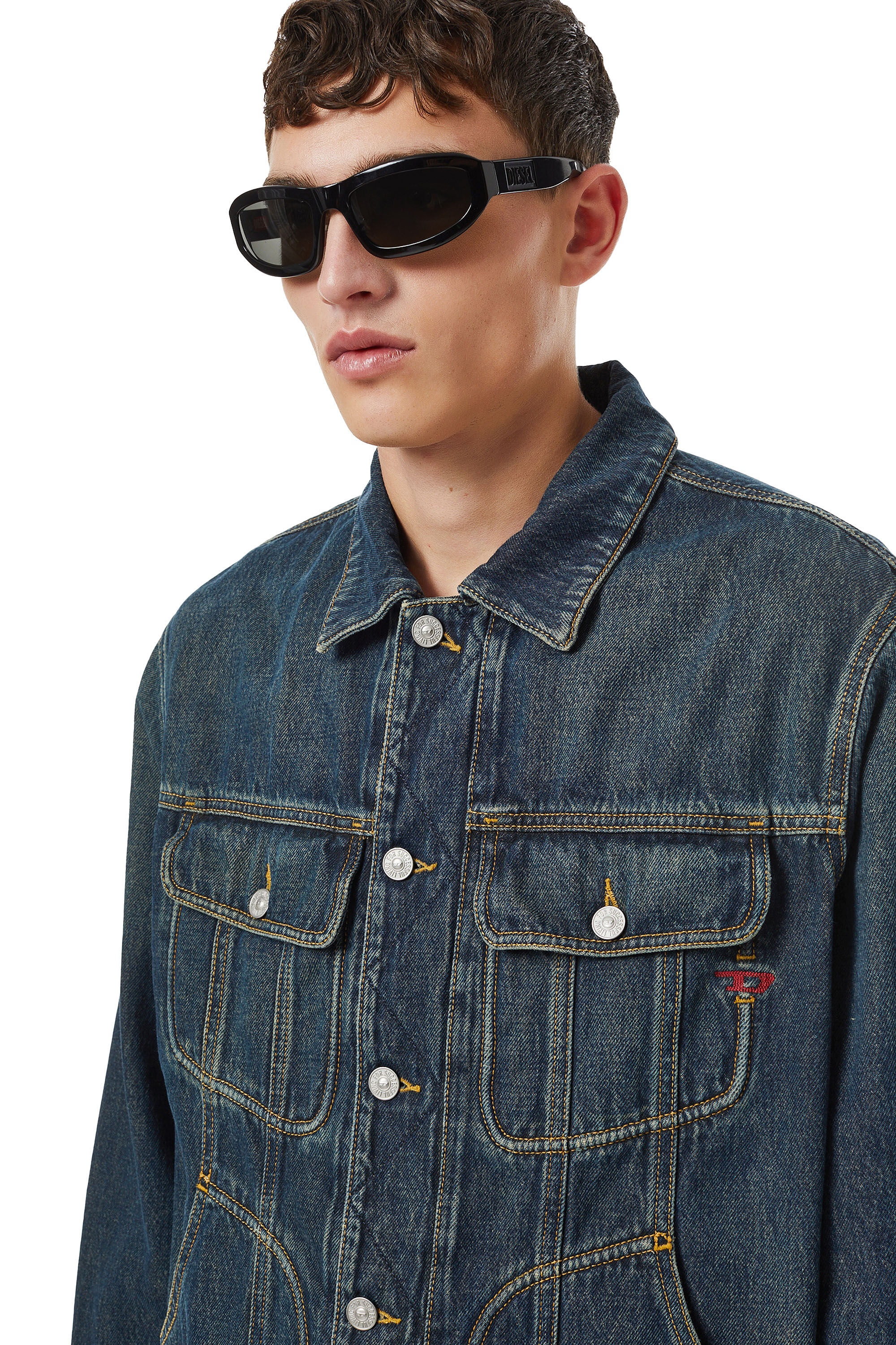 D-RILEY TRUCKER JACKET - 4