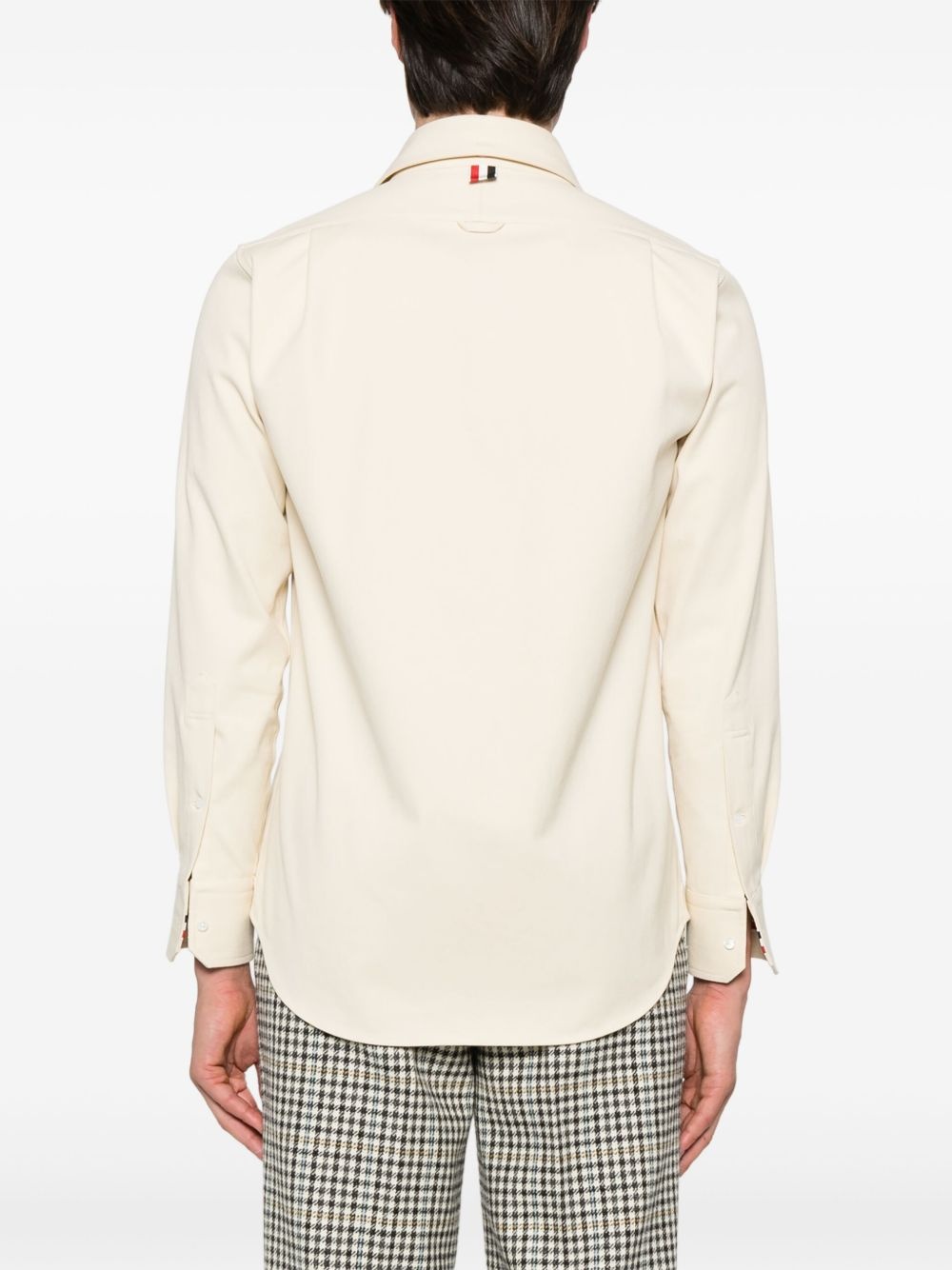 RWB-stripe denim shirt - 4