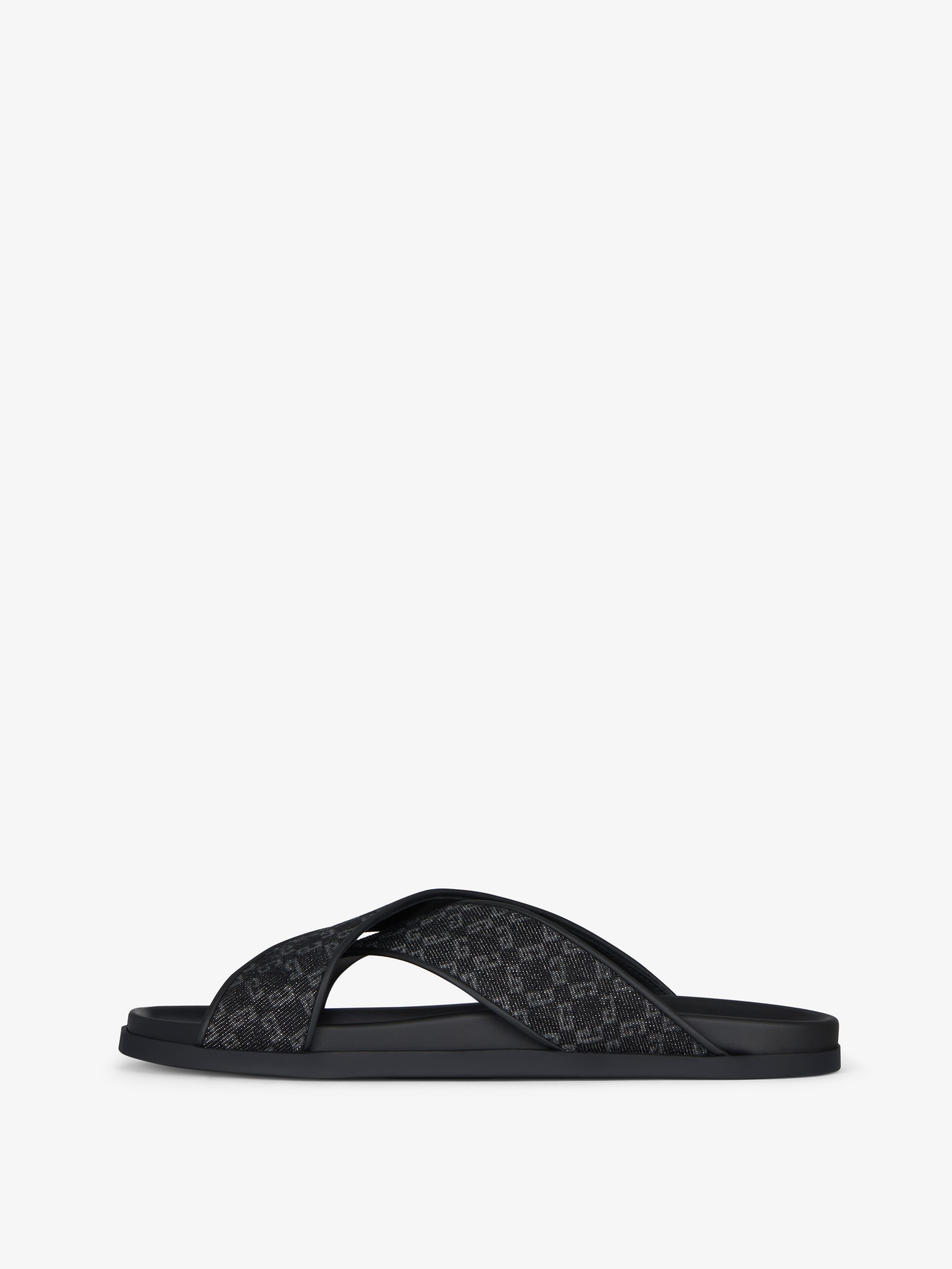 G PLAGE FLAT MULES IN MONOGRAM 72 DENIM - 3
