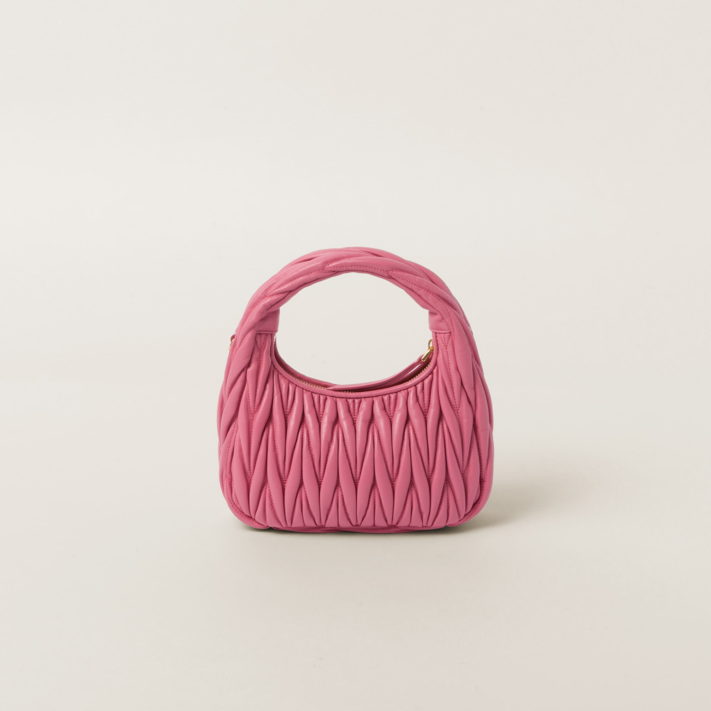 Wander matelassé nappa leather mini hobo bag - 4
