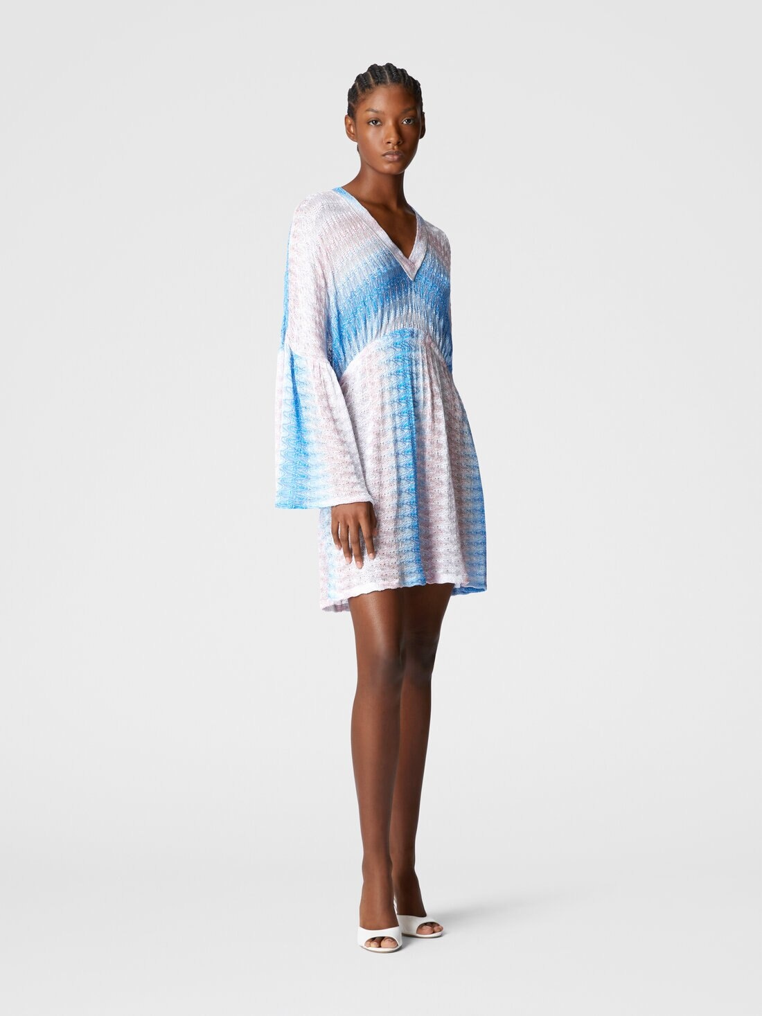 Short cover-up with dégradé lace - 2