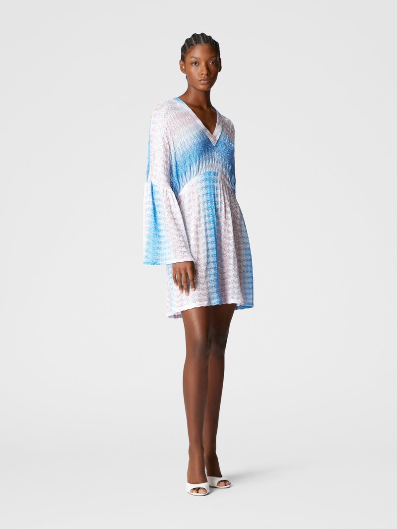Missoni Short cover-up with dégradé lace outlook