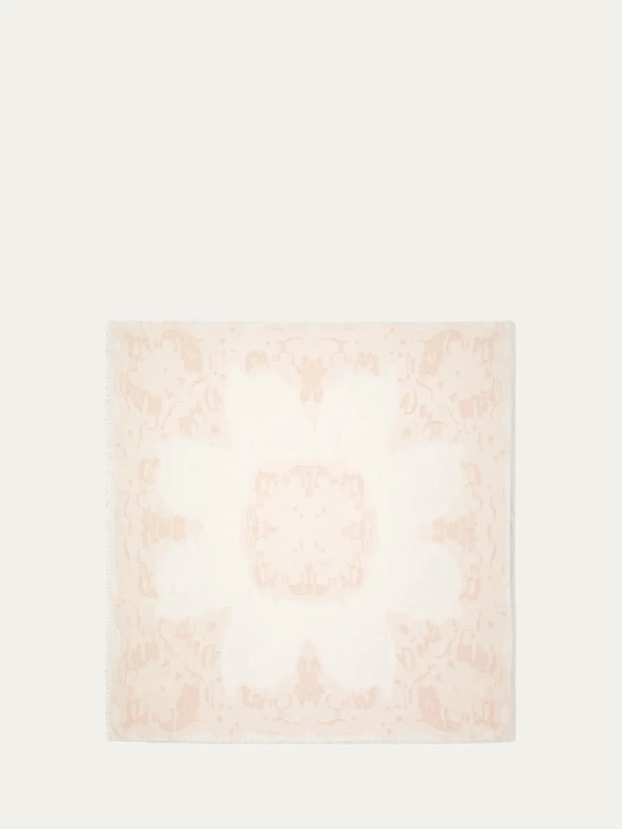 Ramage Fil Coupe Cashmere, Wool, and Silk Shawl - 1