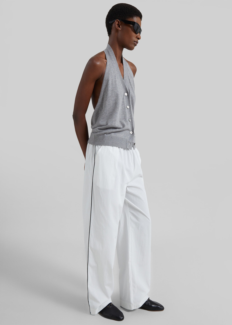 Nimi Knit Halter Top - Grey 5