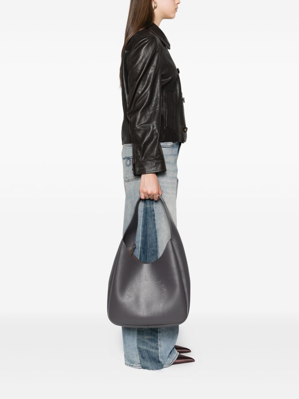 Logo Slouchy Hobo shoulder bag - 2