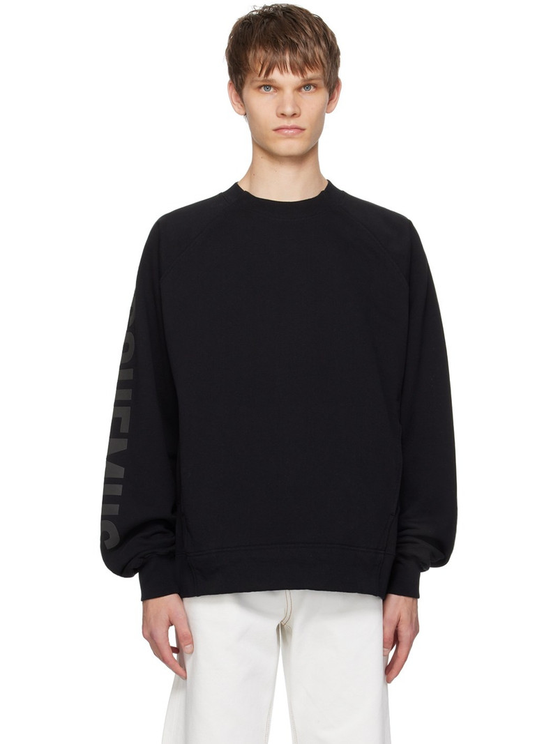 Black Les Classiques 'Le sweatshirt Typo' Sweatshirt 1