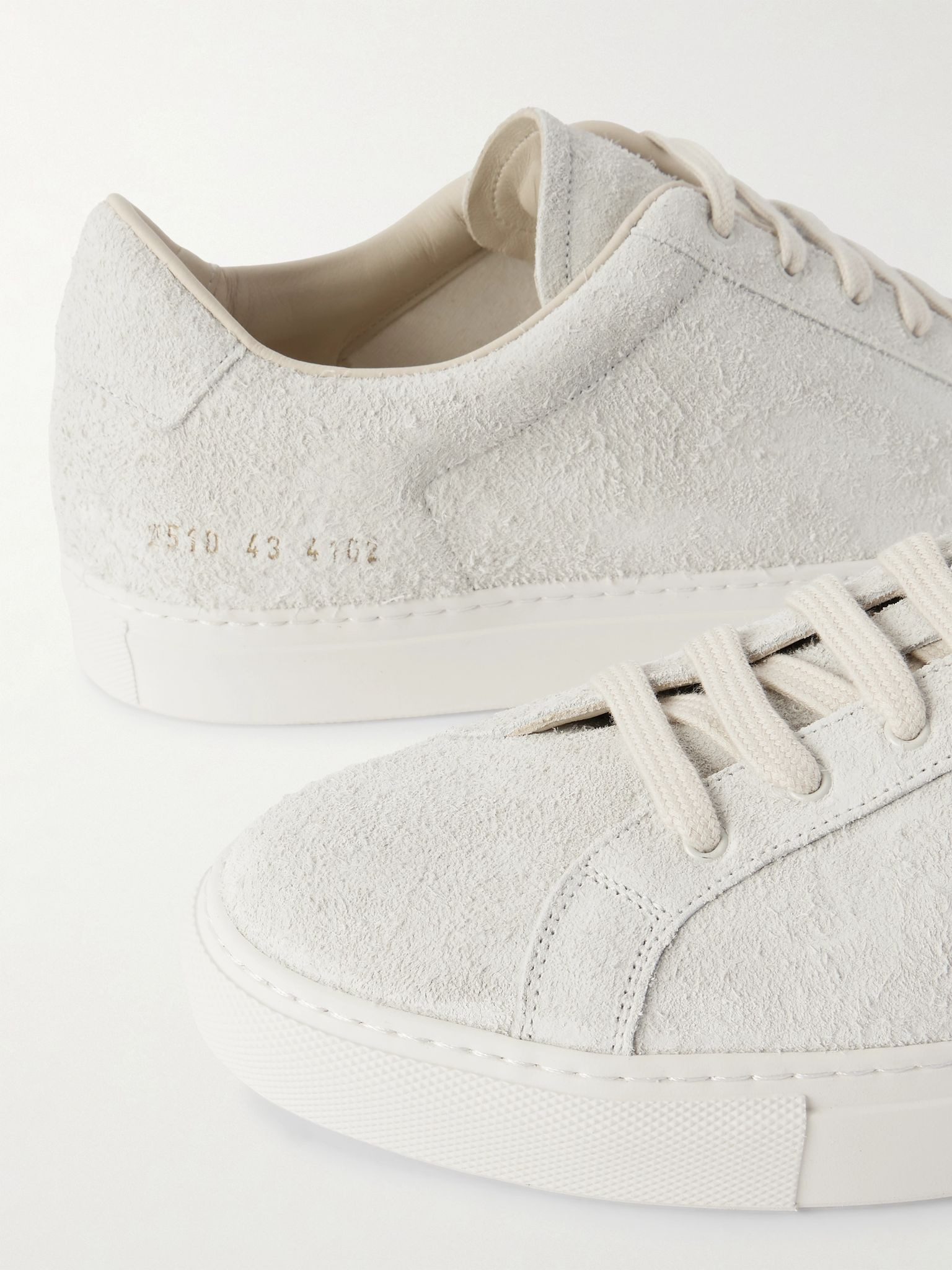 Achilles Sport Brushed-Suede Sneakers Gray - 5