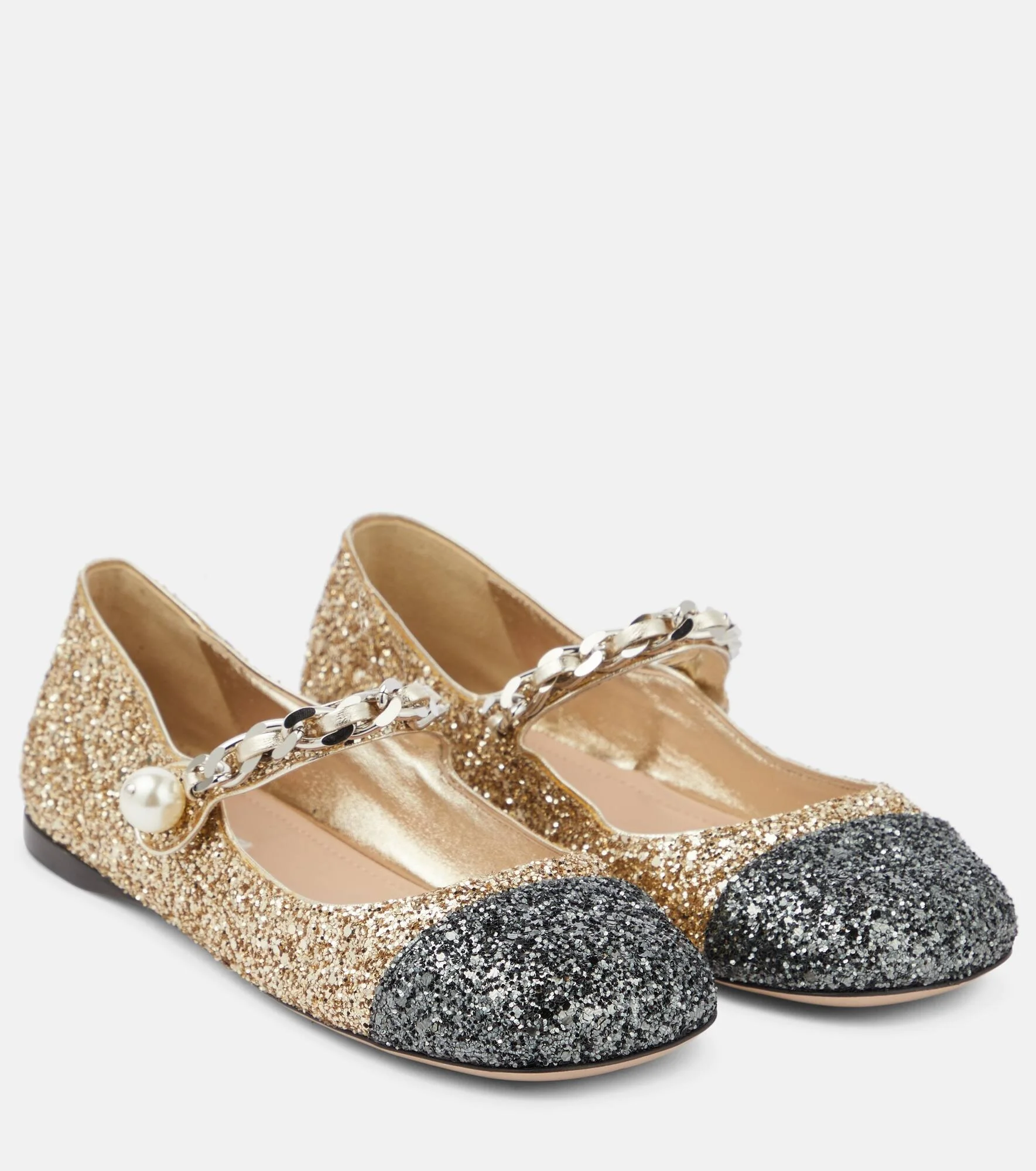 Glitter ballet flats - 1