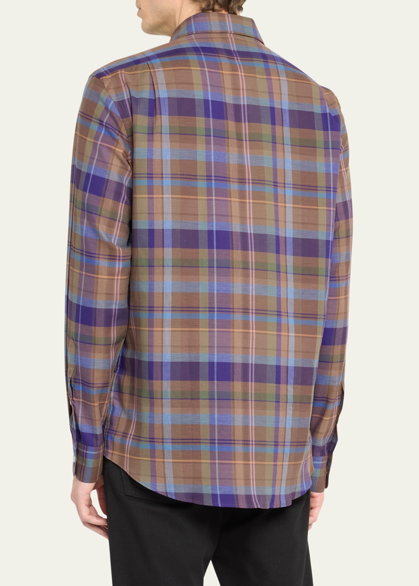 Men's Aston Luxe Plaid Sport Shirt - 4