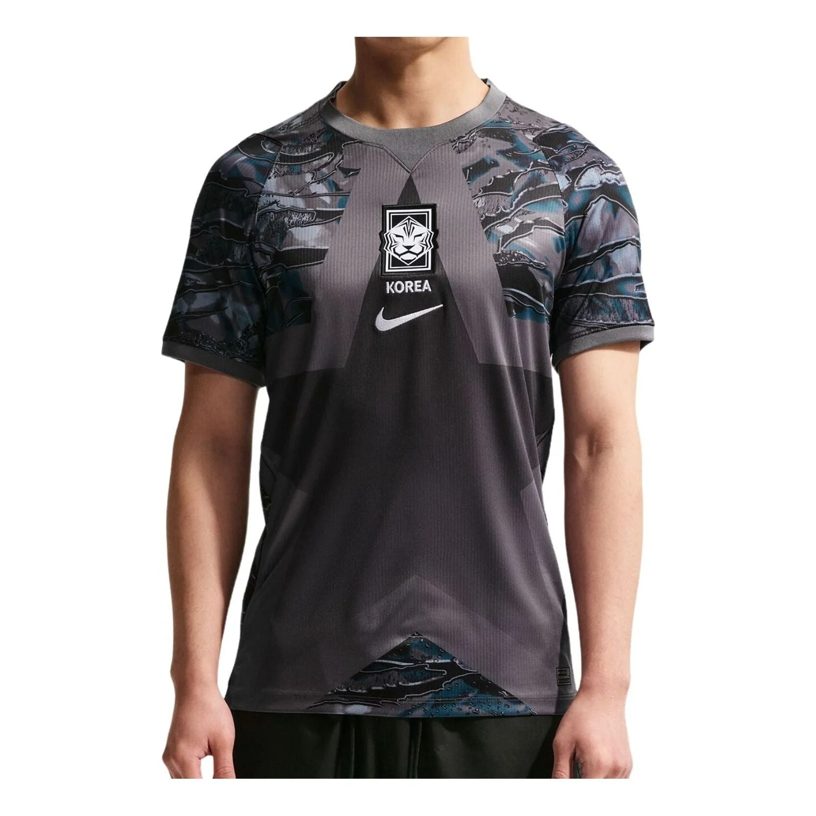 Nike South Korea 2026 Stadium Goalkeeper Dri-FIT Replica Jersey 'Black Medium Ash White' IR0920-010 - 1
