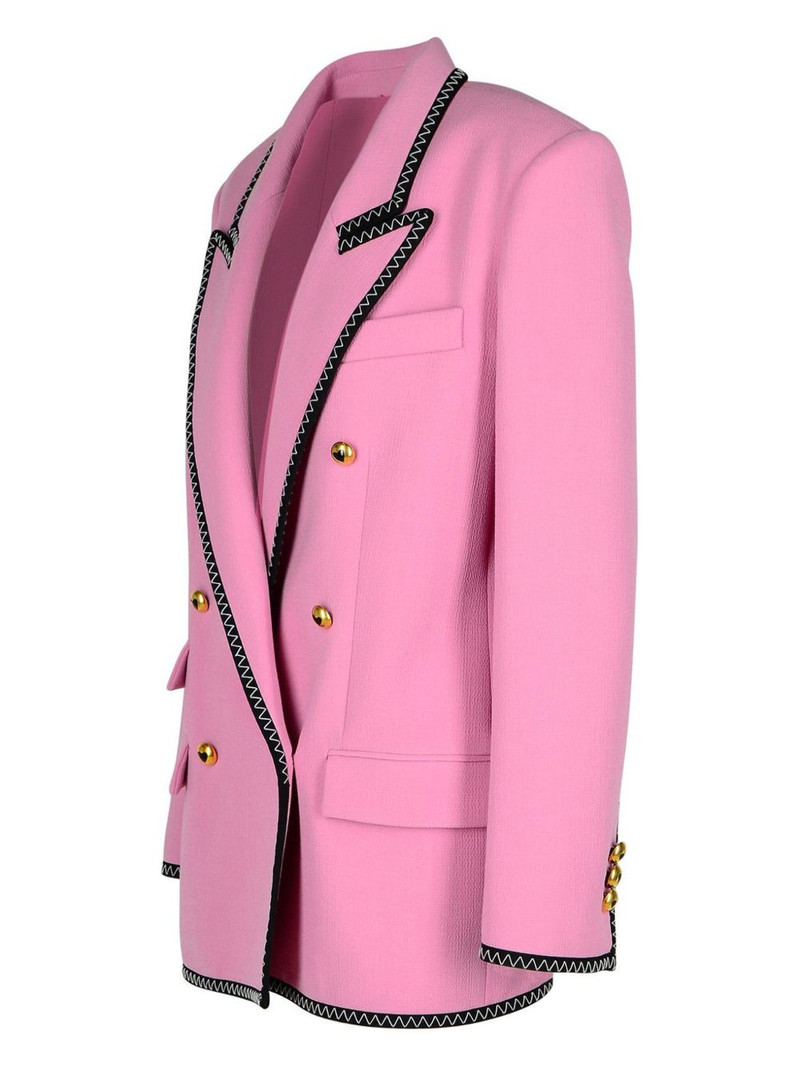 Moschino double-breasted blazer outlook