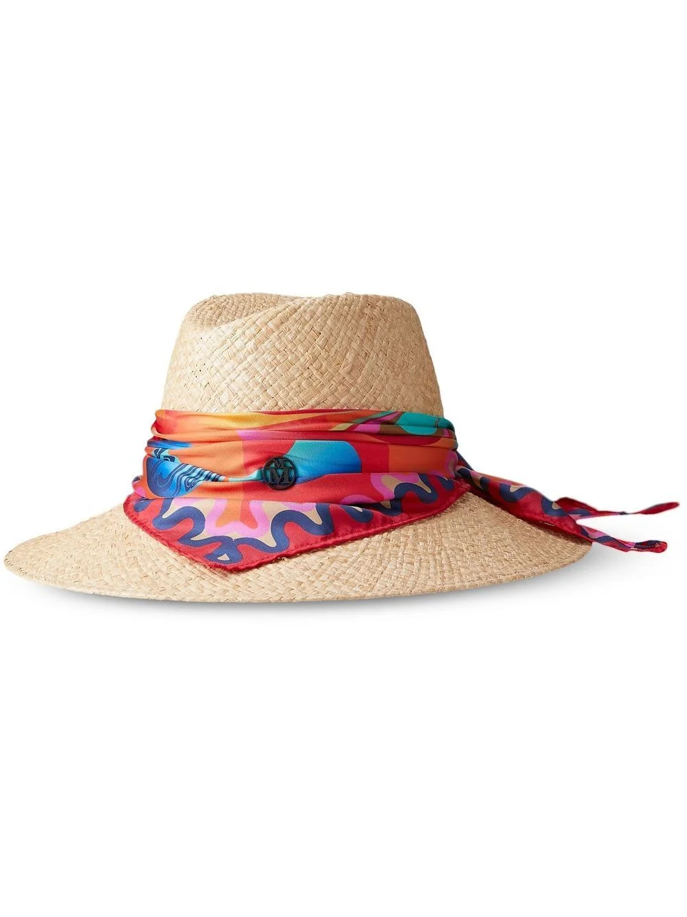 Kate scarf-detail sun hat - 1