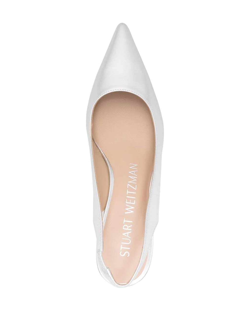 metallic-effect leather pumps - 4