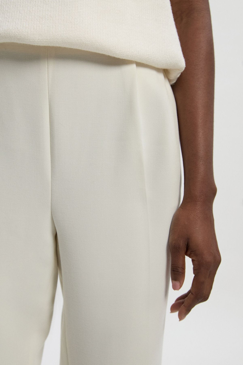 Tall Compact Stretch Essential Tailored High Waist Slim Leg Trouser 3