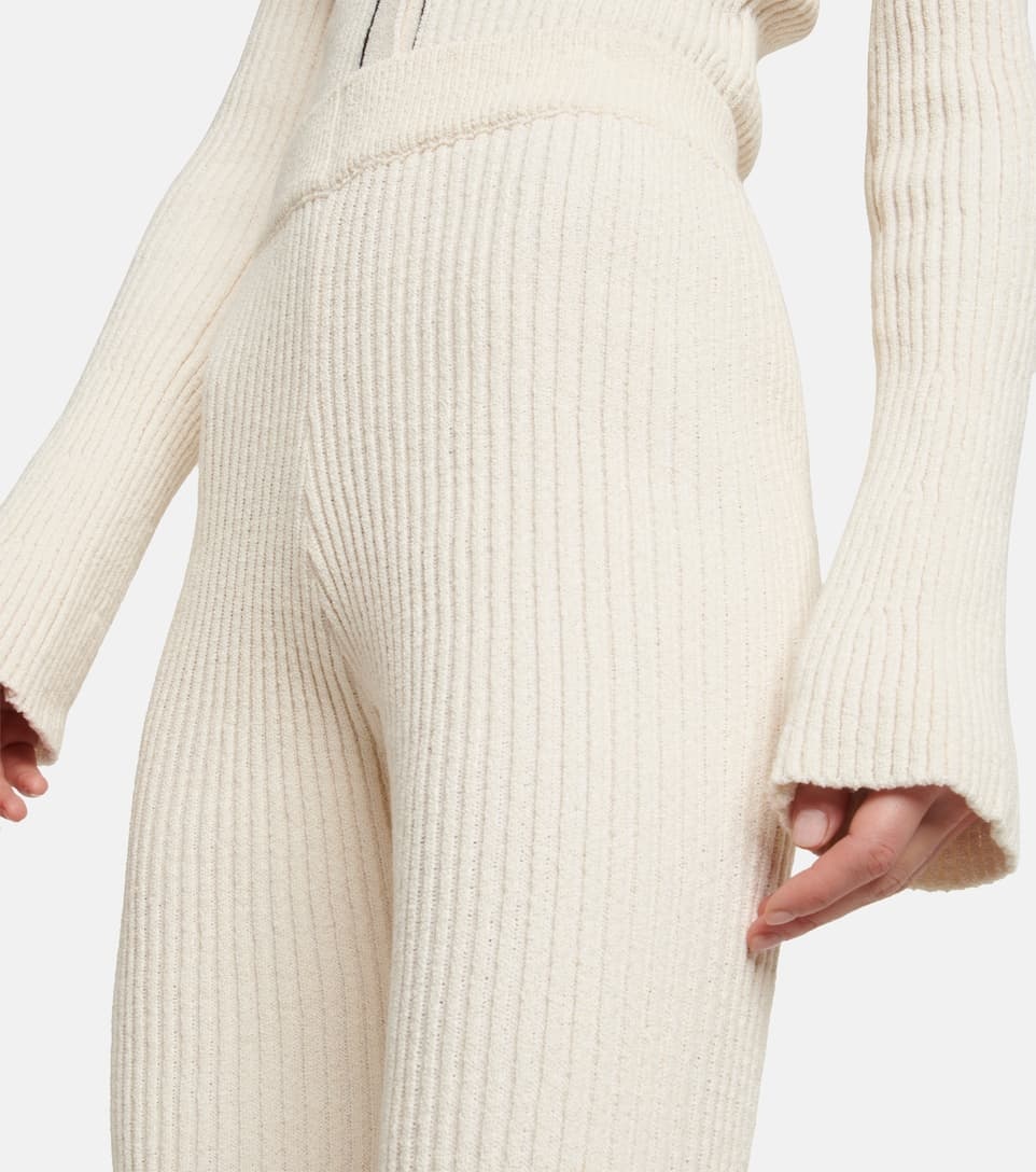 Ribbed-knit pants - 4
