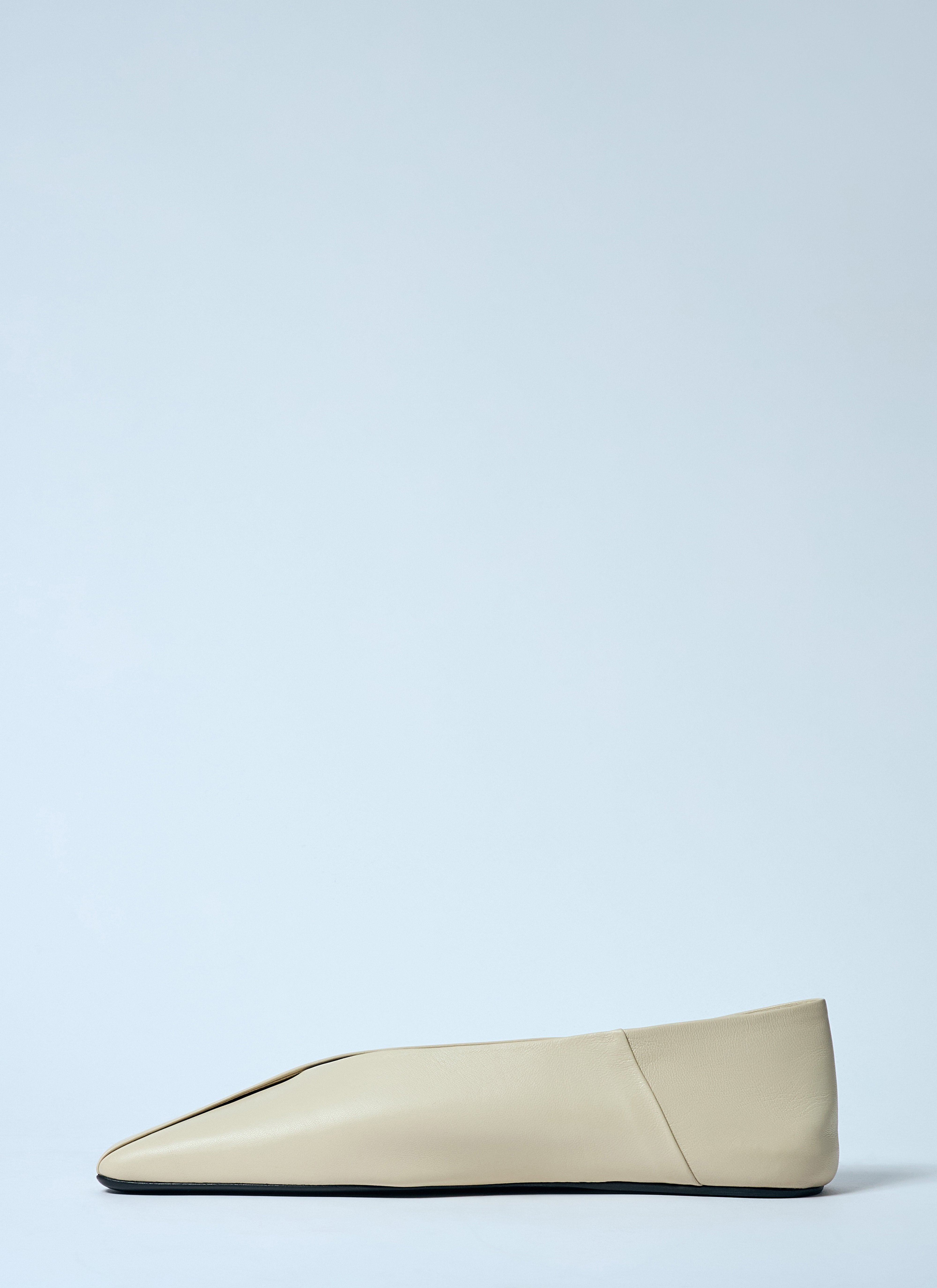 Jil Sander Women Leather Ballerina Flats - 4