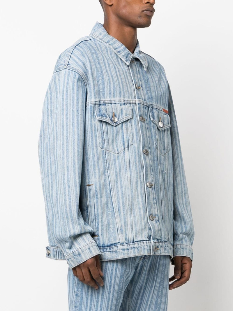 striped denim jacket 3