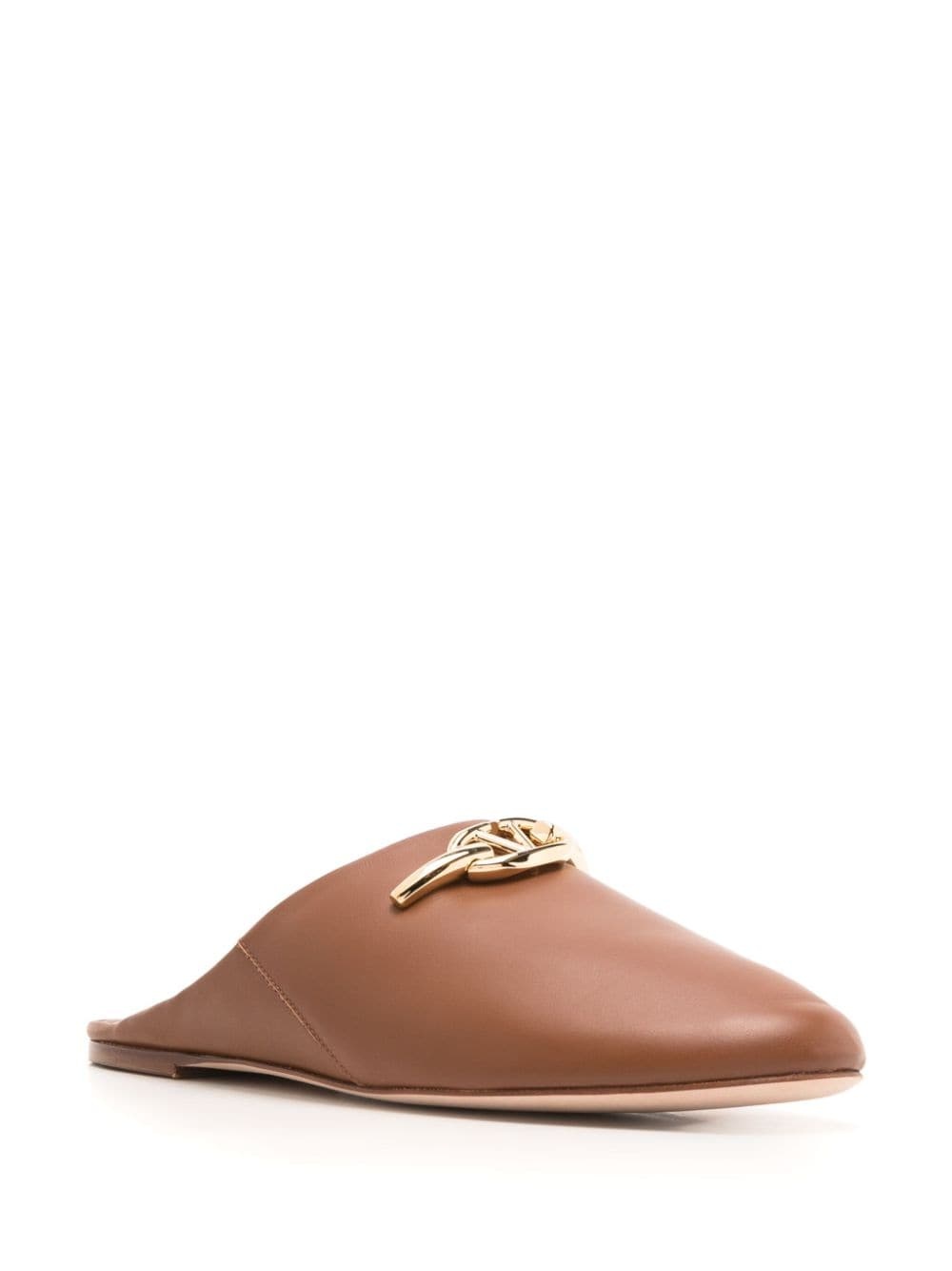 VLogo Signature leather mules - 2