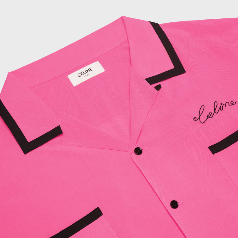 LOOSE BOWLING SHIRT IN RAYON TWILL 3