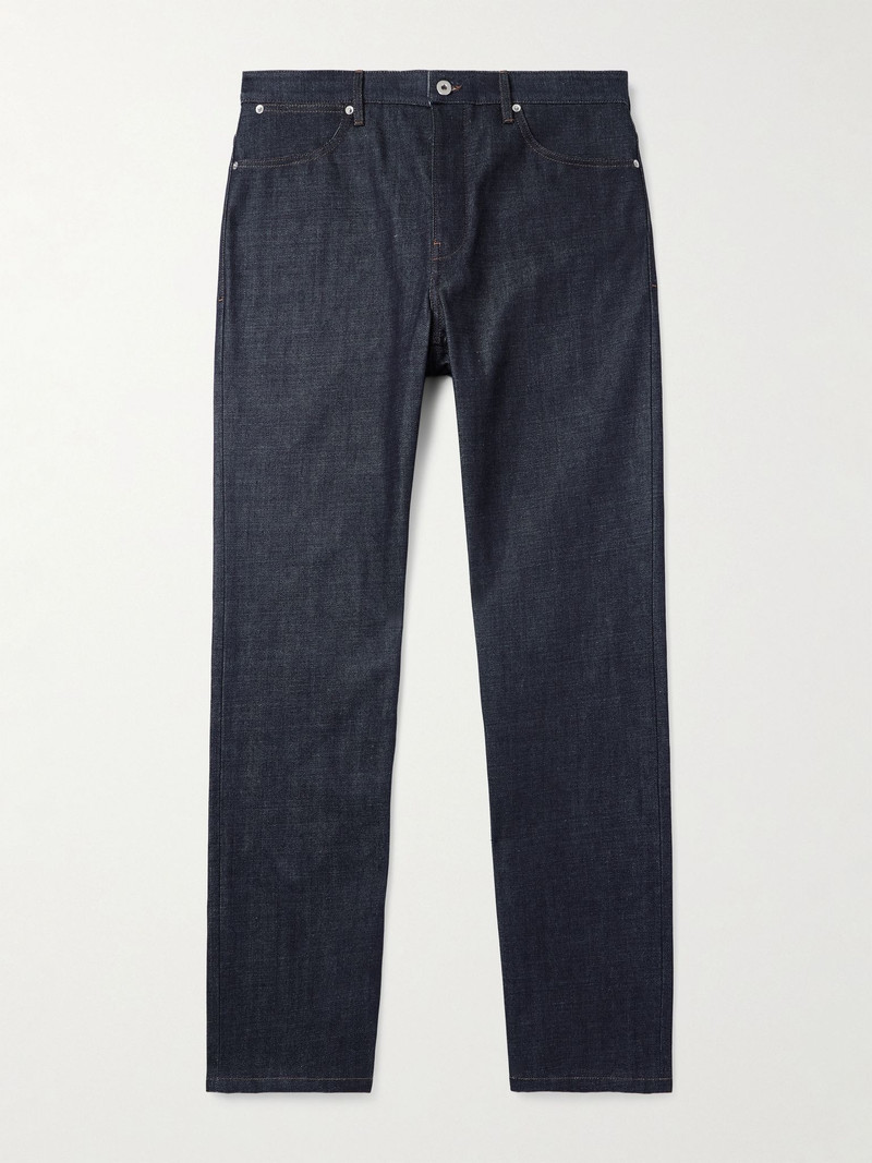 Straight-Leg Jeans Navy 1
