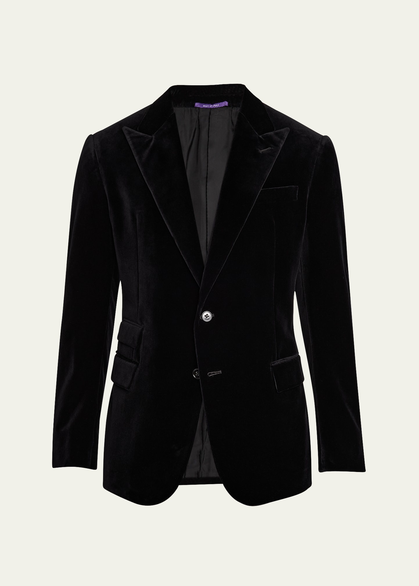 Men's Kent Hand-Tailored Velvet Dinner Jacket - 1