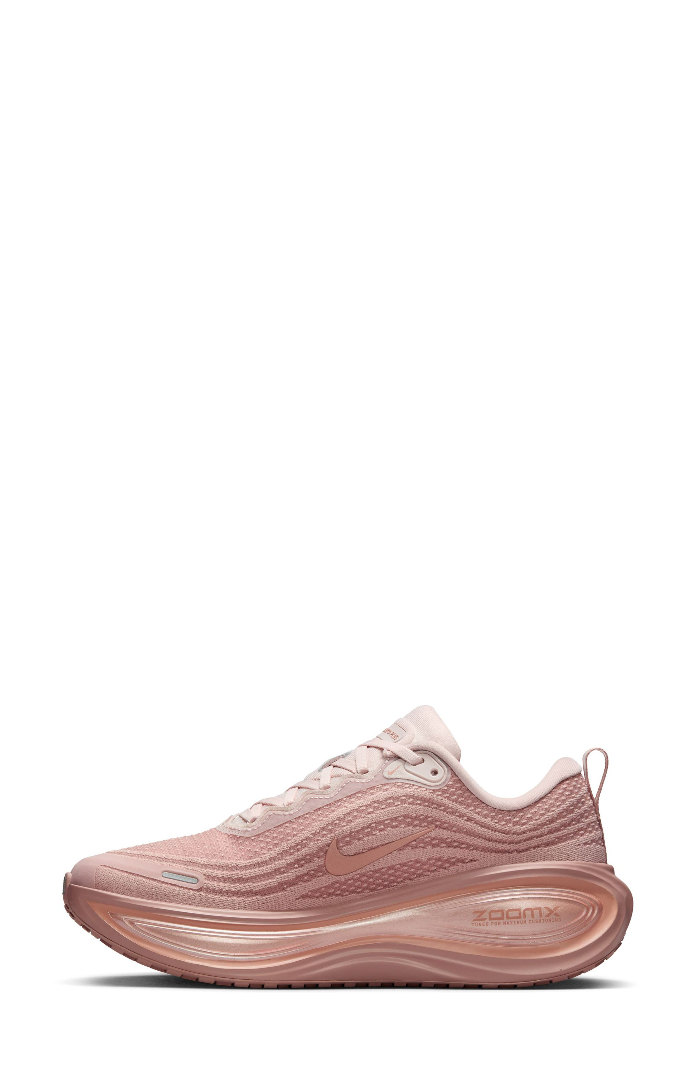 Nike Vomero Plus Running Shoe in Particle Pink/Rose Gold/Red at Nordstrom - 6